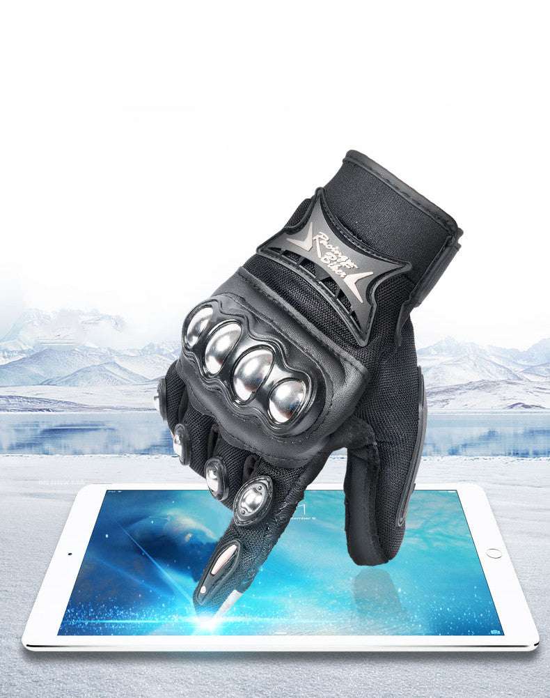Off Road Motorcycle Glove Anti Falling Steel Shell