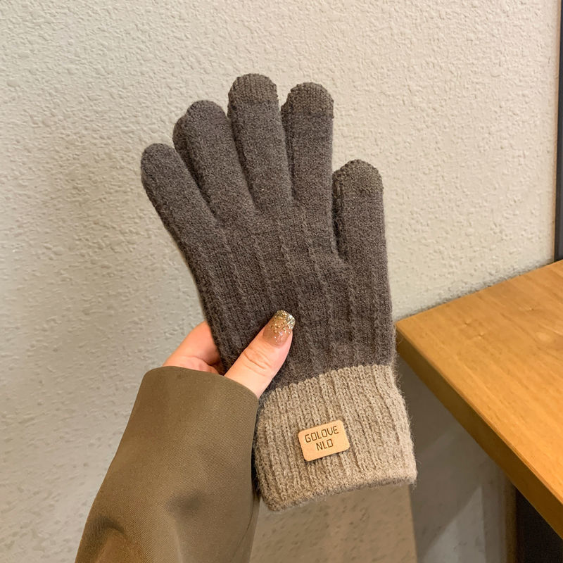 Women's Winter Wool Lined Warm Gloves - globaltradeleader