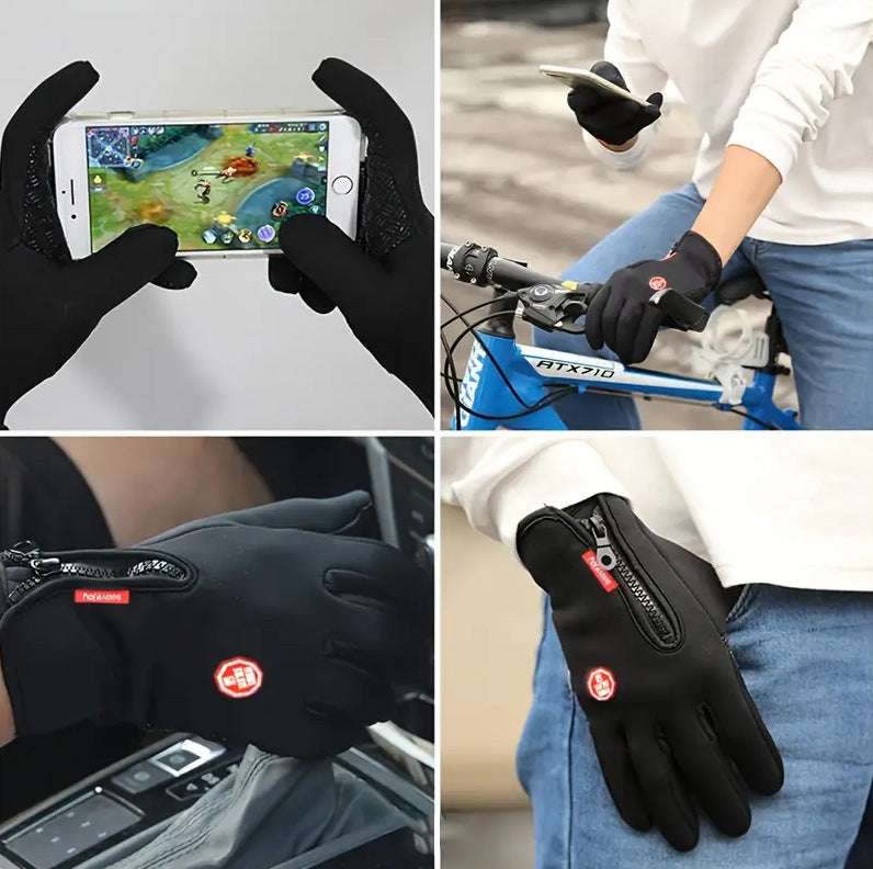 Winter Sports Touch Screen Plus Velvet Gloves - globaltradeleader