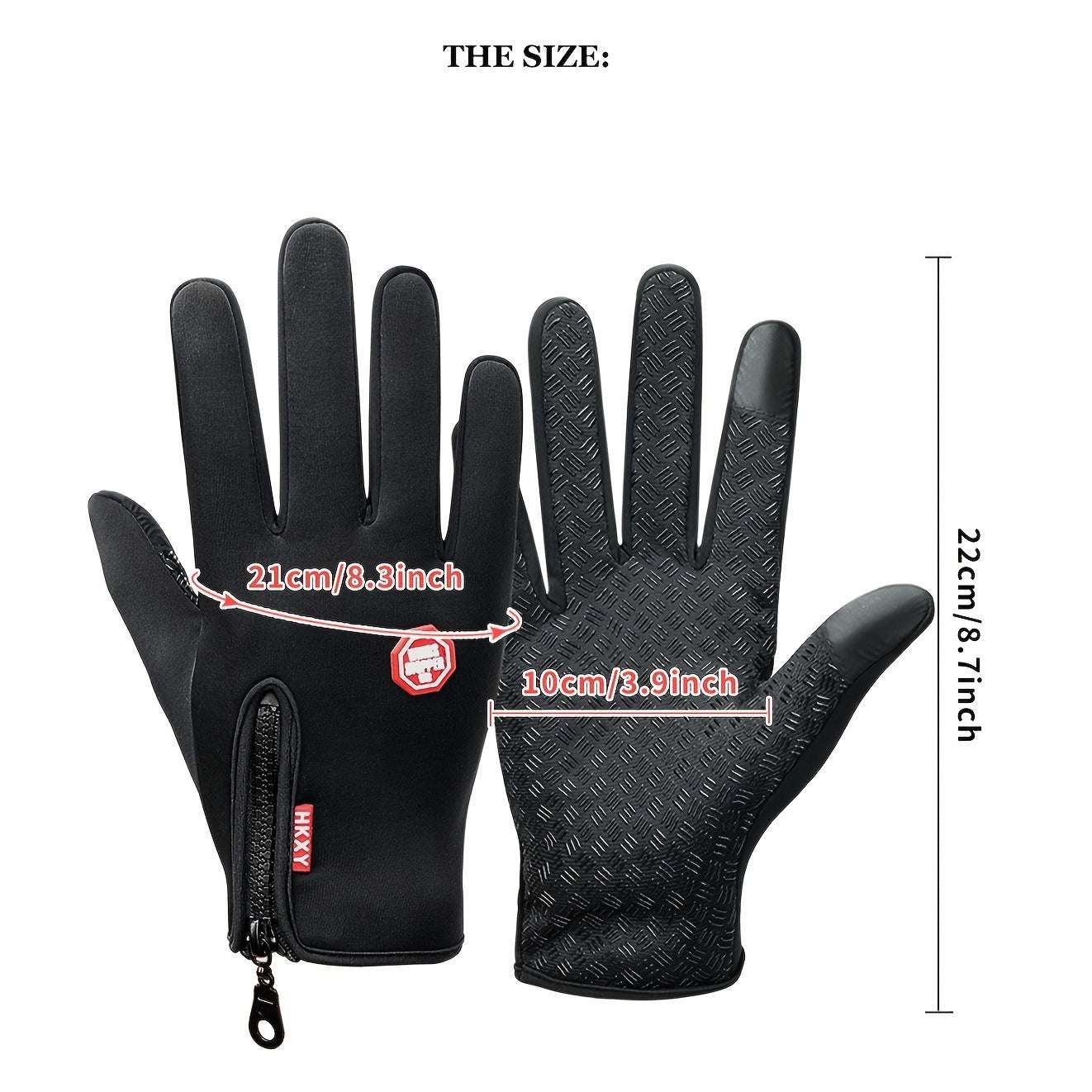 Winter Sports Touch Screen Plus Velvet Gloves - globaltradeleader