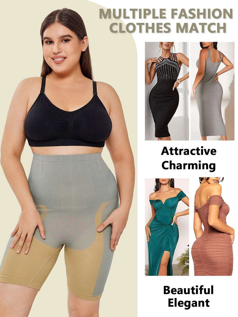 Quantum Energy Chip High Waist Shaping Shorts Underwear Thigh Slim Pants - globaltradeleader