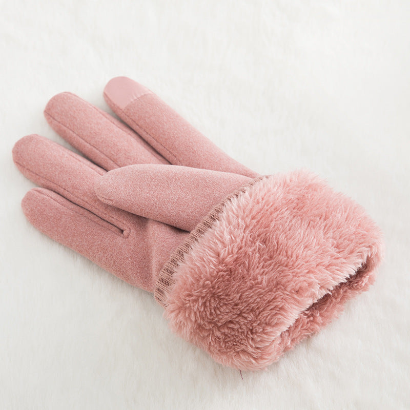 Women's Winter Thicken Thermal Gloves - globaltradeleader