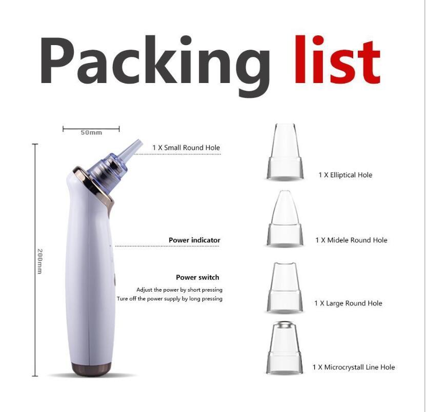 Blackhead Instrument Electric Suction Facial Washing Instrument Beauty Acne Cleaning Blackhead Suction Instrument - globaltradeleader