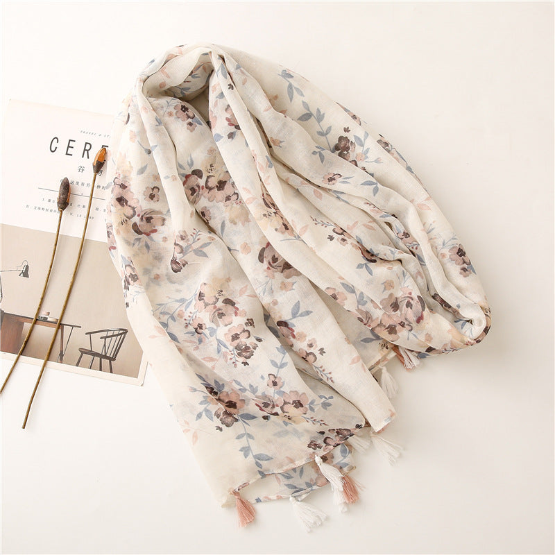 Soft Voile Travel Sun Protection Shawl Scarf