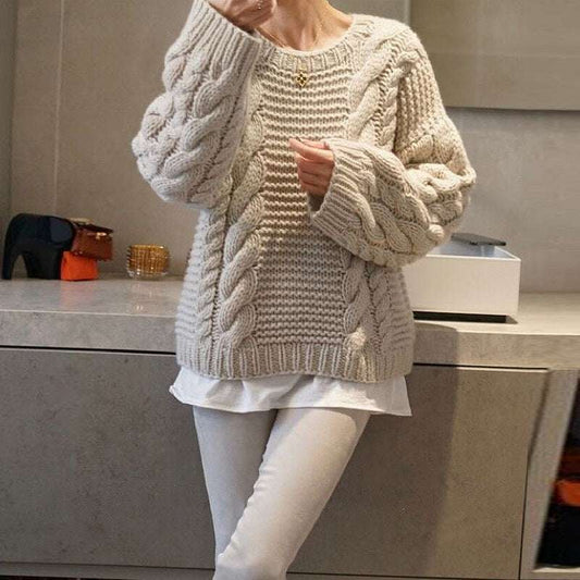 Loose And Lazy Style Knitwear Temperament Wild - globaltradeleader
