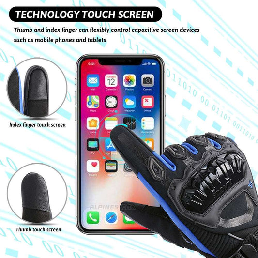 Winter Motorcycle Riding Touch Screen Waterproof Warm Electric Car Long Windproof Gloves - globaltradeleader