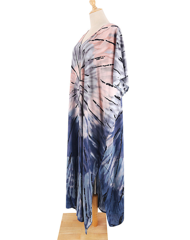 Beach Cover-up Robe Vacation Sun Protection Shirt