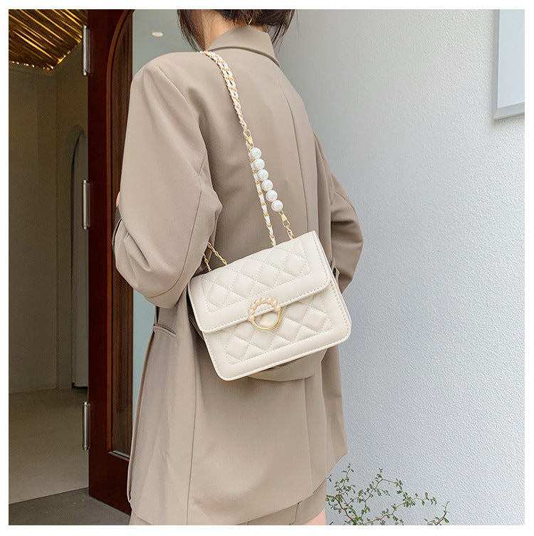 Diamond Chain Shoulder Crossbody Bag - globaltradeleader