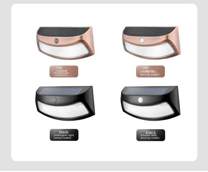 Solar Outdoor Retro Decorative Courtyard Villa Garden Wall Lighting Wall Lamp - globaltradeleader