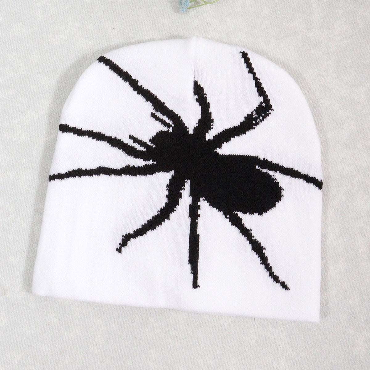 Multi-Color Trendy All-match Spider Warm Soft Comfortable Personality Jacquard Knitted Woolen Cap Street Ins Style - globaltradeleader