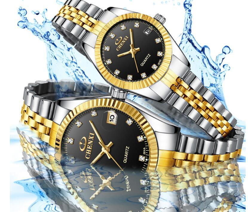 Golden couple watch men - globaltradeleader