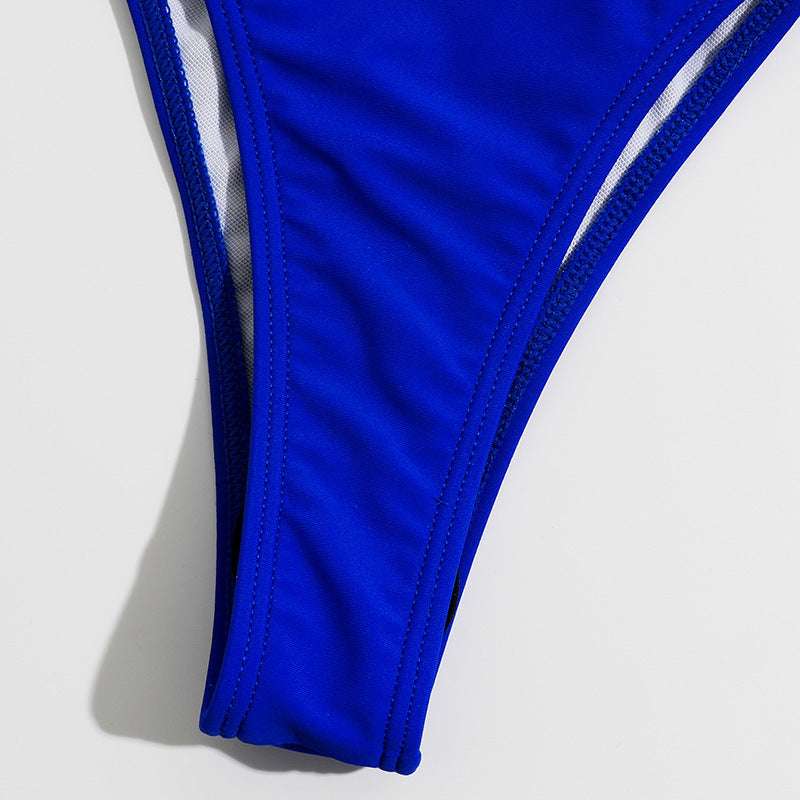 European And American Split Swimsuit Lace Up Cross Bikini - globaltradeleader