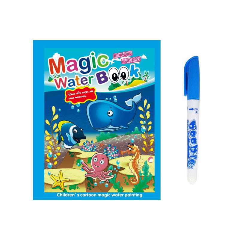 Children's creative magic magic water painting book