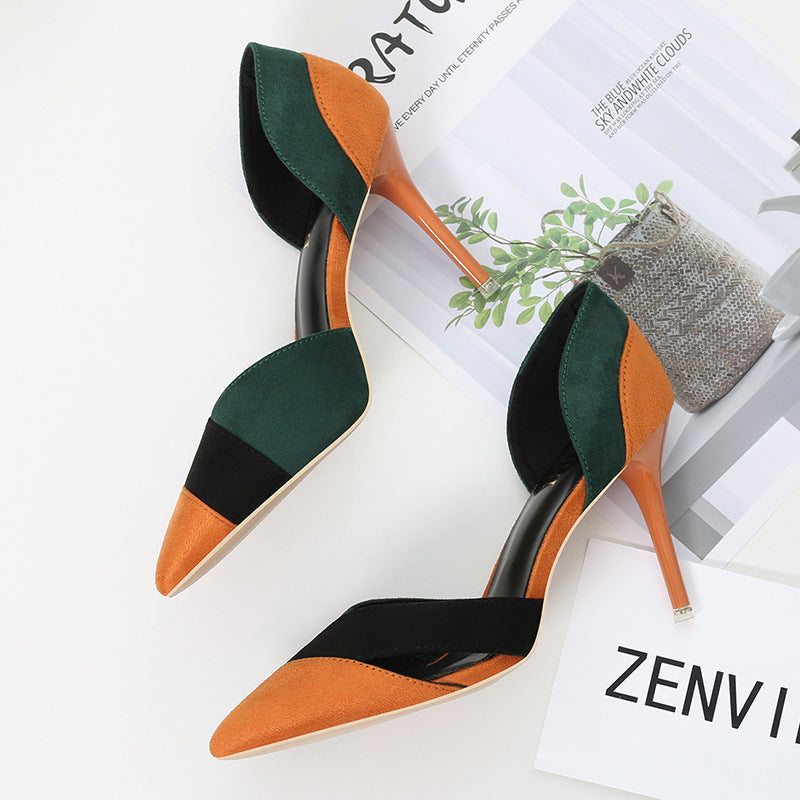 Pointed-toe stiletto heel sandals - globaltradeleader