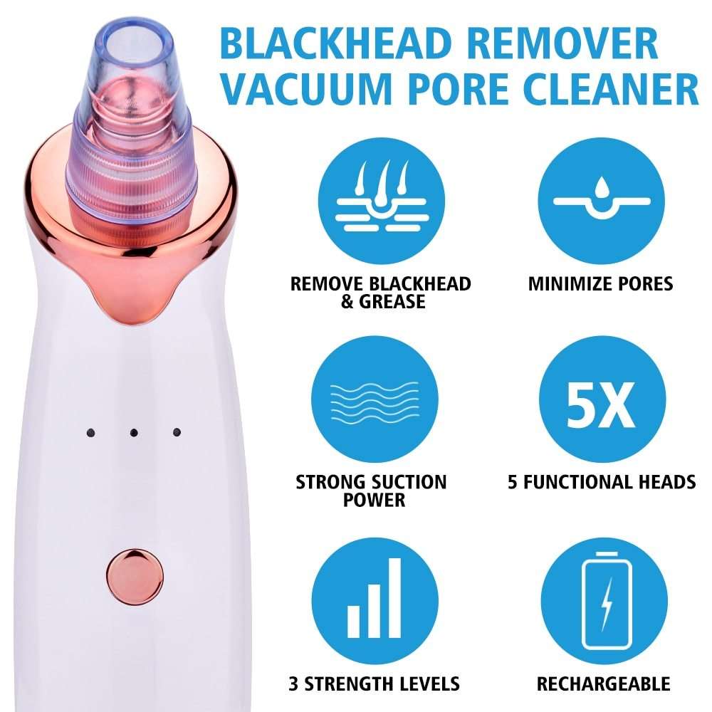 Blackhead Instrument Electric Suction Facial Washing Instrument Beauty Acne Cleaning Blackhead Suction Instrument - globaltradeleader