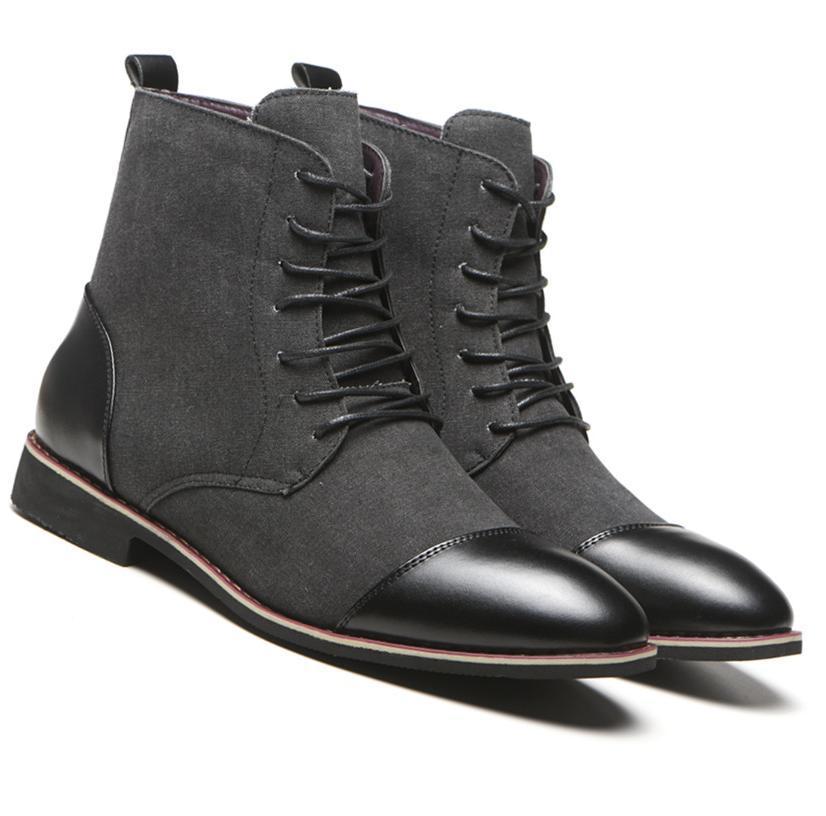 Autumn Winter Men Shoes Plus Size 47 48 Size Boots - globaltradeleader