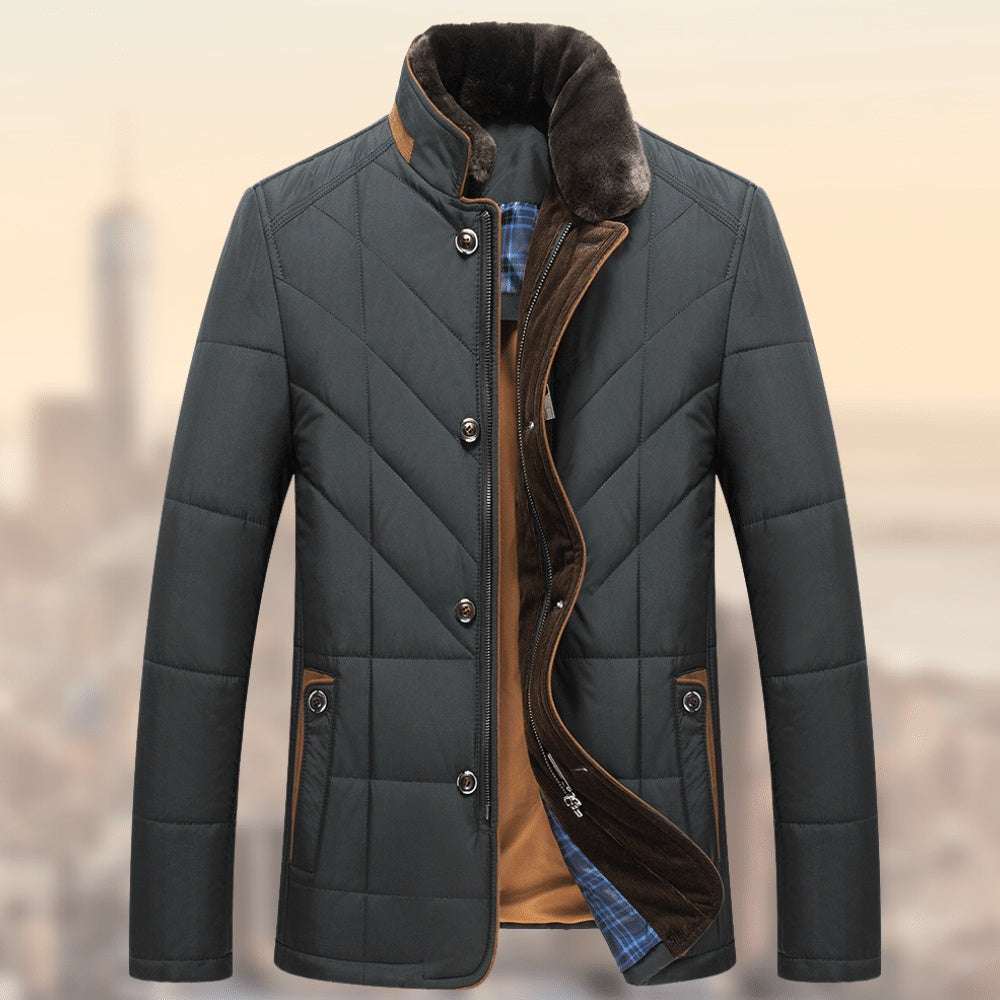 Middle-aged And Elderly Padded Jacket Father Winter Clothes - globaltradeleader