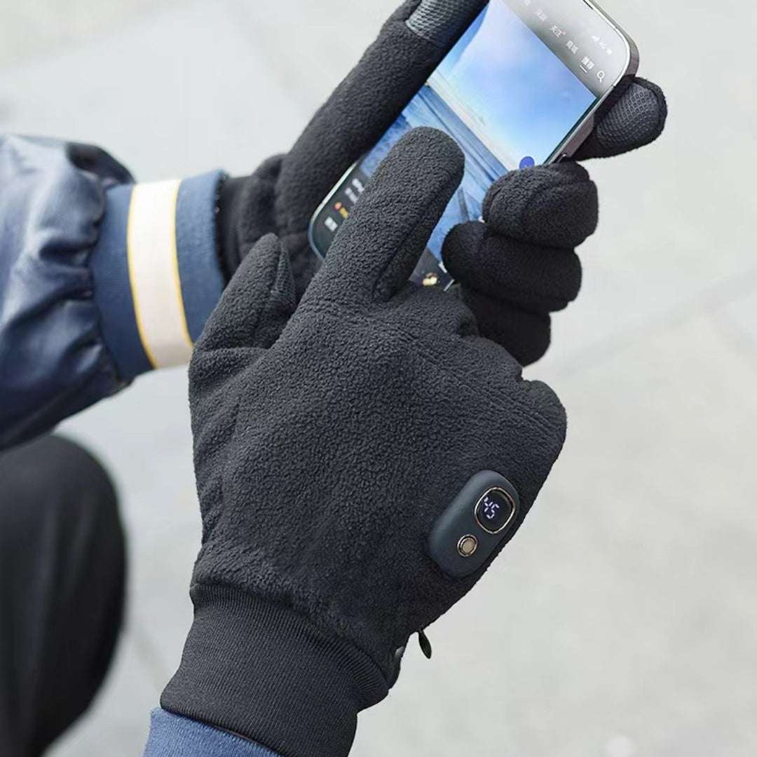 Winter Warm Thick Windproof Electric Heating Gloves - globaltradeleader