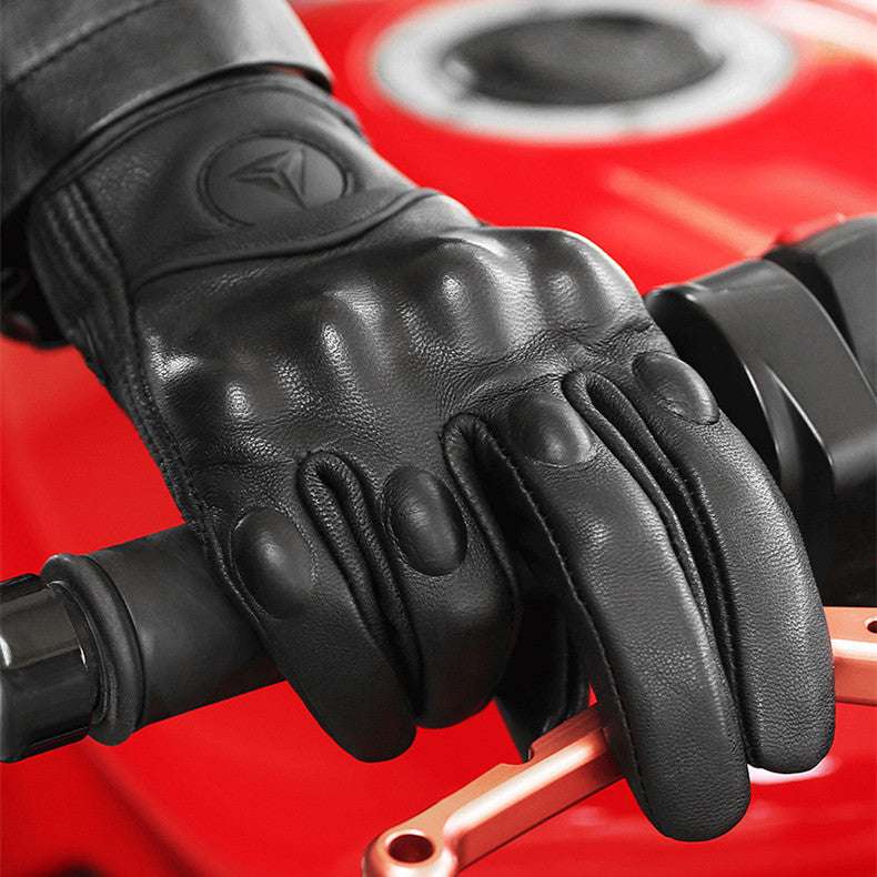 Winter Windproof Leather Gloves Vintage Knight - globaltradeleader