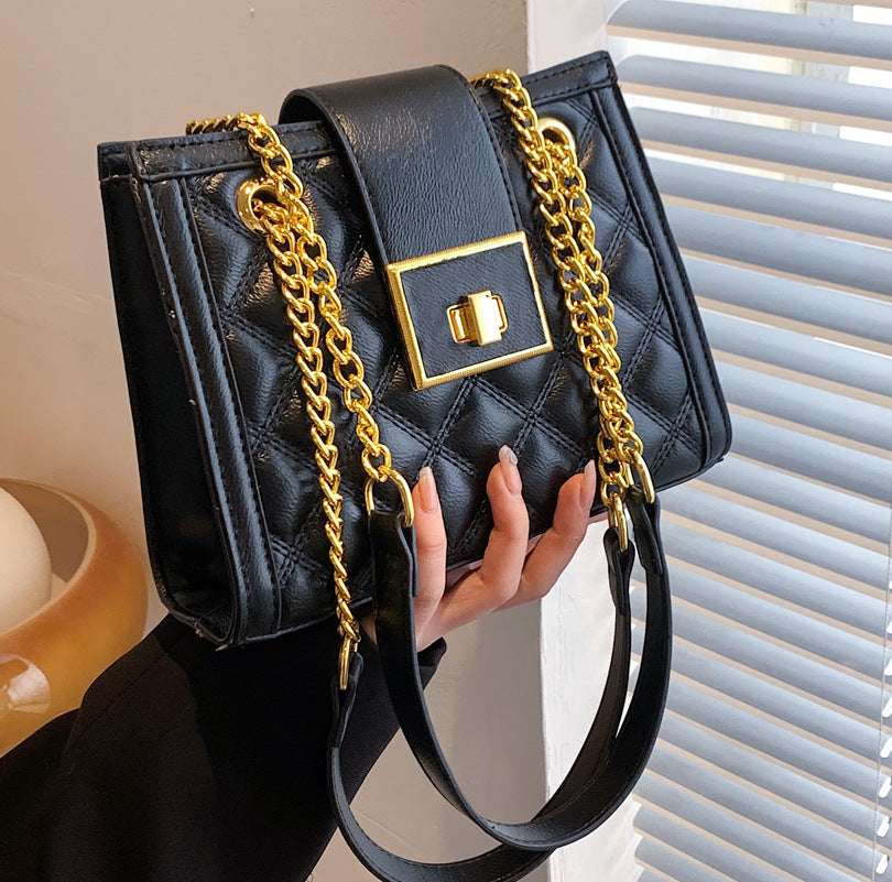 Trendy Fashion Summer All-match Texture Single Shoulder Messenger Bag