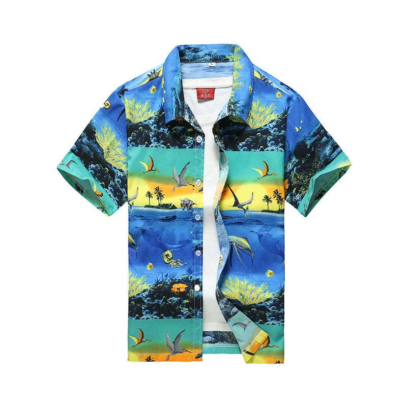 Hawaiian print shirt - globaltradeleader