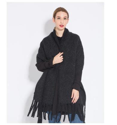 New plaid fringe long warm scarf fashion shawl scarf - globaltradeleader