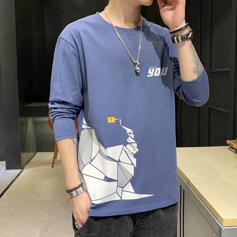 Men's Wide Creative Printed Half Sleeve Summer Top - globaltradeleader