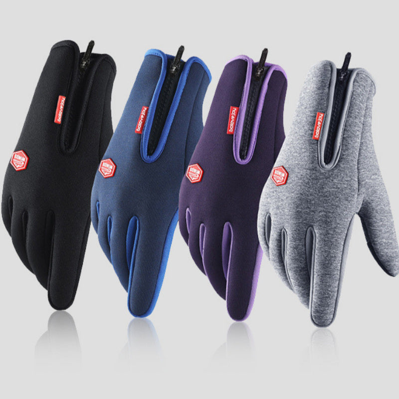 Cycling Male Winter Touch Screen Windproof Female Zipper Sports To Keep Warm - globaltradeleader