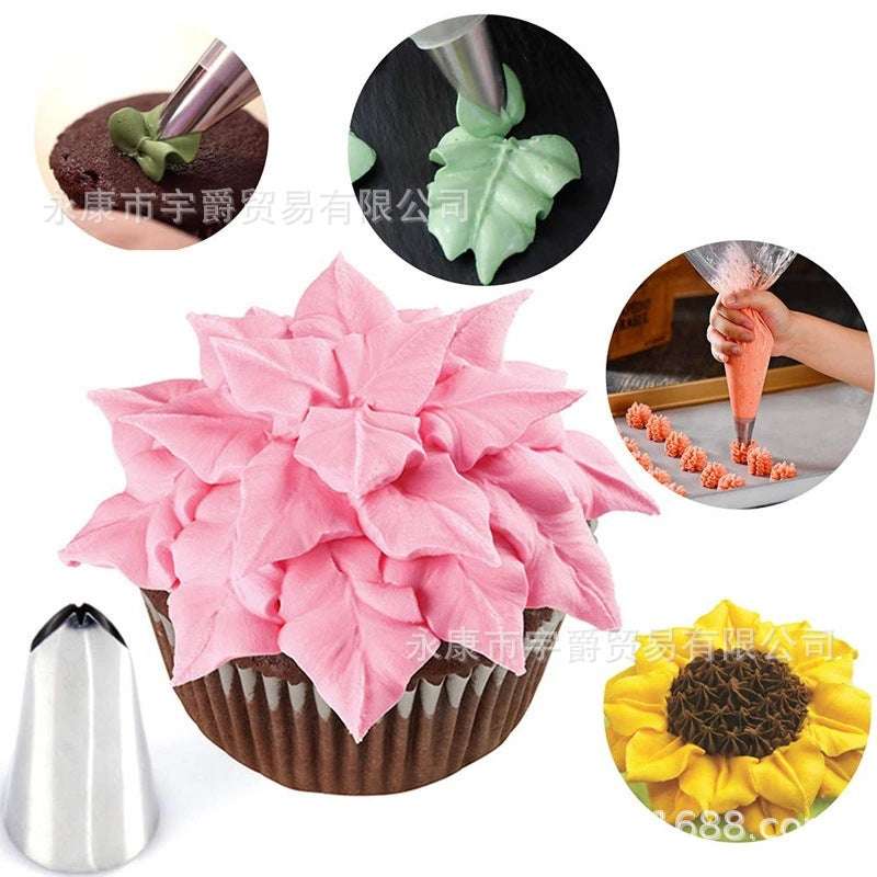 27-piece Russian Piping Nozzle Set Piping Bag Stainless Steel Baking Cake Decoration Tools