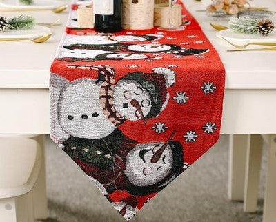 Christmas decorations knitting cloth table flag - globaltradeleader