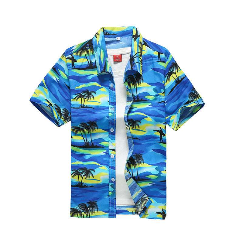 Hawaiian print shirt - globaltradeleader