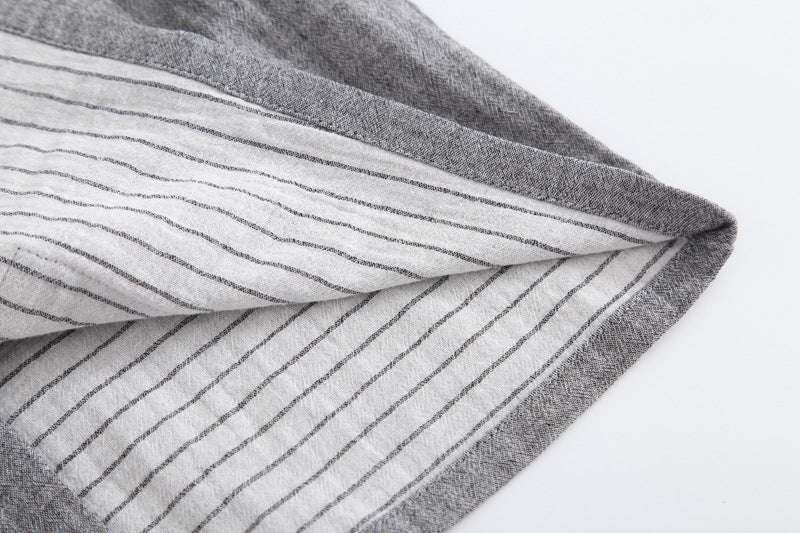 Woven Cotton Washed Color Spinning Double Gauze Kimono Pajama Set