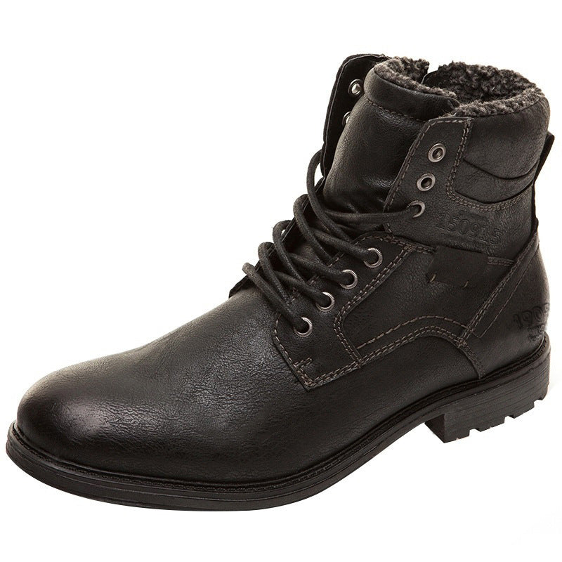 winter men warm shoes martin boots snow boots - globaltradeleader