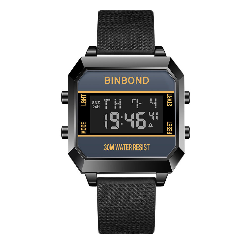 Stylish And Versatile Student Sports Waterproof Men's Electronic Watch - globaltradeleader