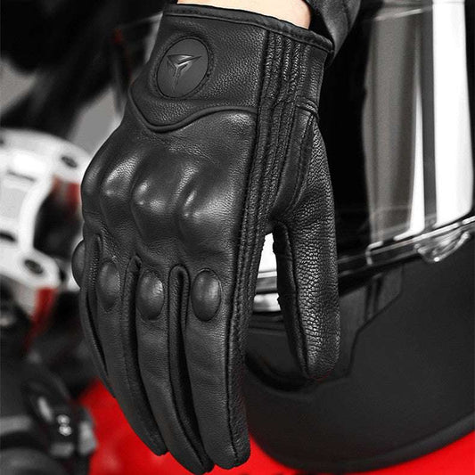Winter Windproof Leather Gloves Vintage Knight - globaltradeleader