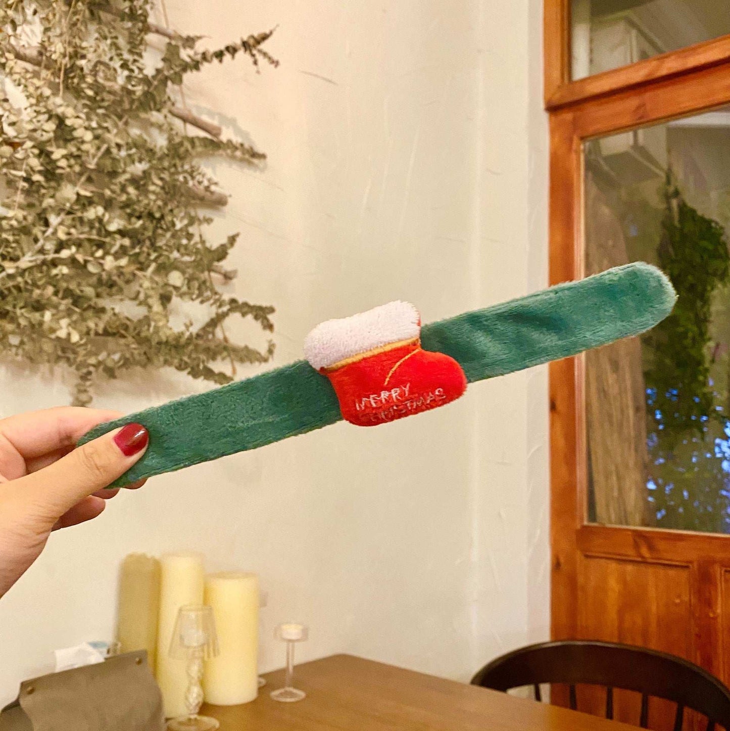 Fashion Simple Christmas Ring Pop Decorative Bracelet