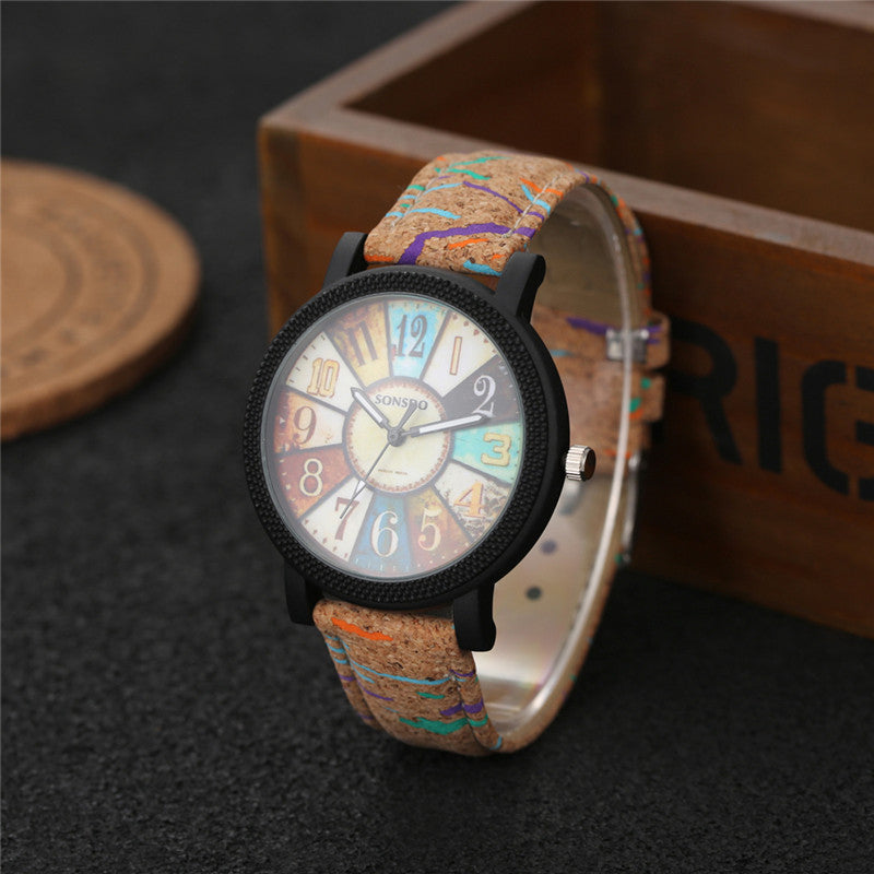 Casual Vintage Leather Women Quartz Wrist Watch Gift Clock - globaltradeleader