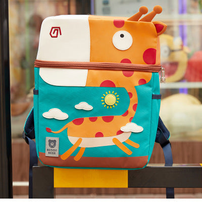 Children's kindergarten Oxford cloth shoulder bag Korean version of the dinosaur cartoon animal backpack