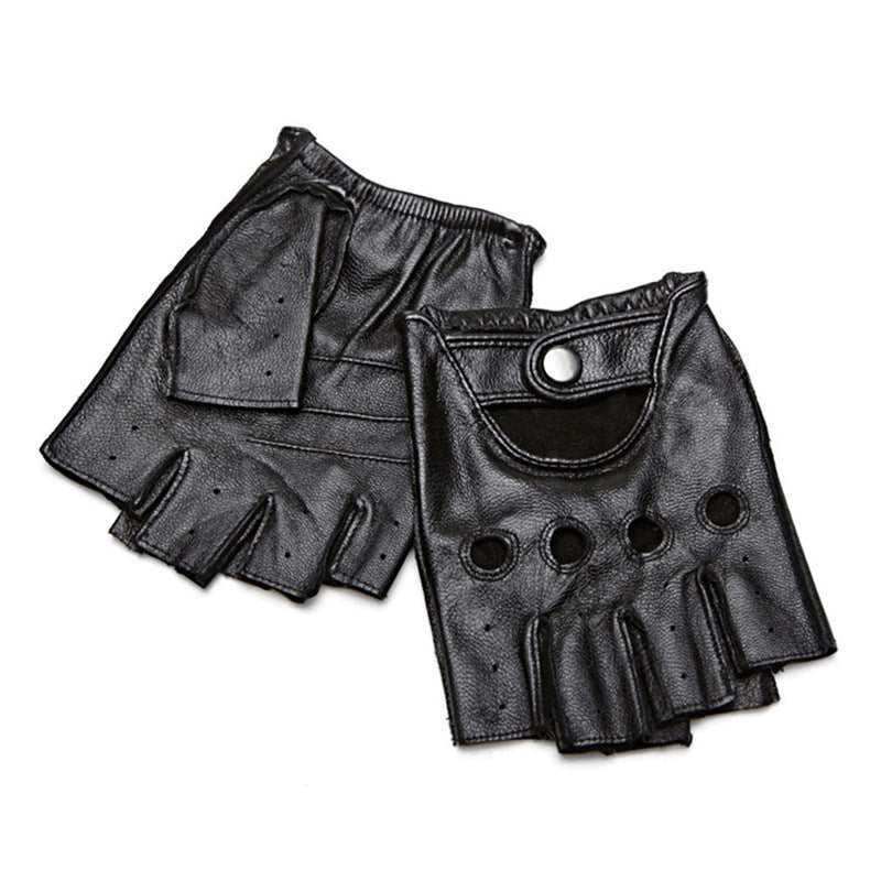 Winter Sheepskin Half Finger Gloves - globaltradeleader