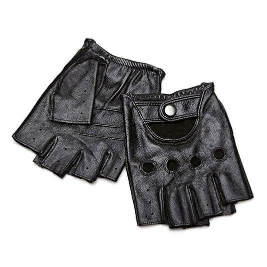 Winter Sheepskin Half Finger Gloves - globaltradeleader