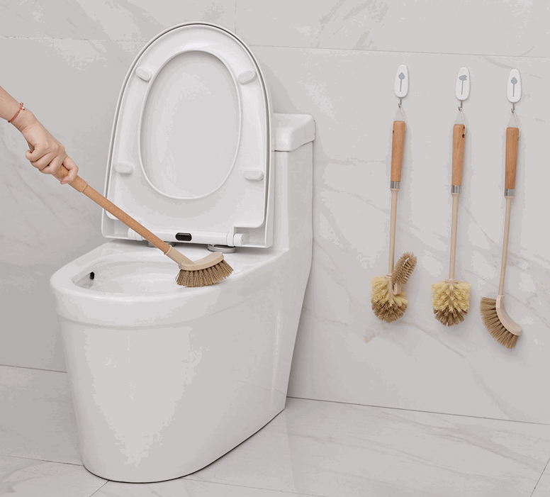 Wooden Household Handle Toilet Brush Cleaning Tools Bathroom Cleaning Brush Kitchen Floor Cleaner Brushes