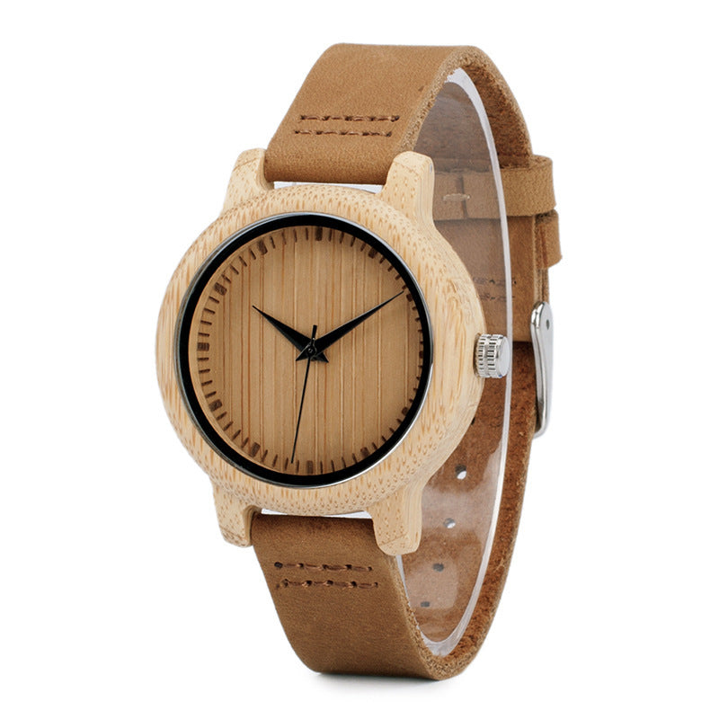 Wooden Watch Couple Bamboo - globaltradeleader