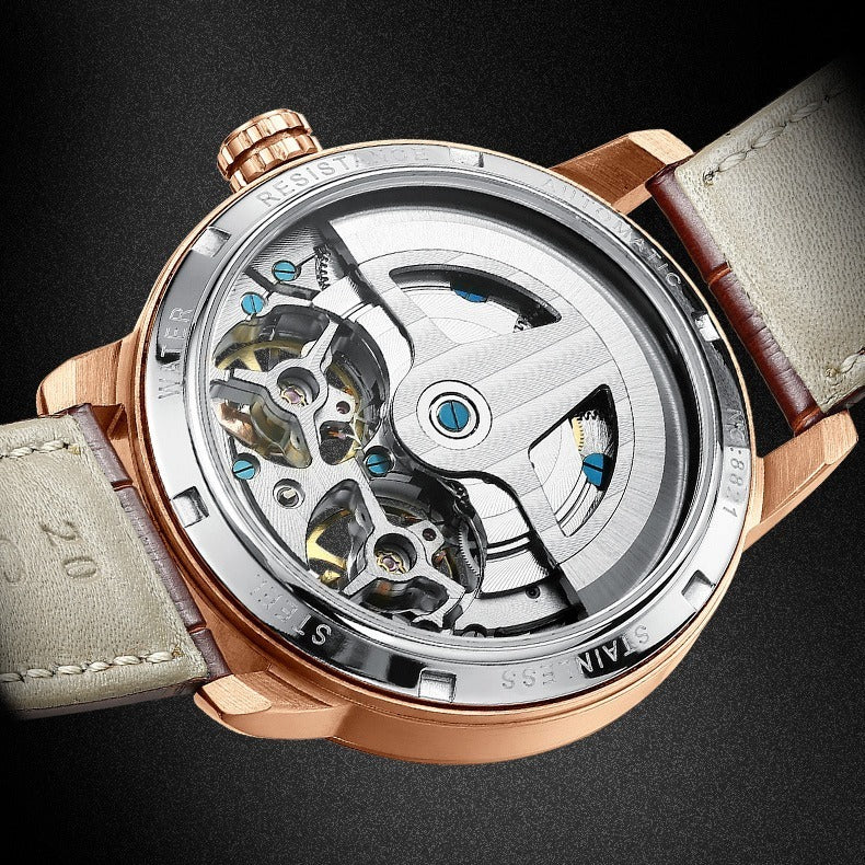 New Men's Automatic Hollow Mechanical Watch - globaltradeleader