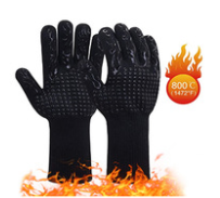 High temperature anti-scalding anti-cut insulation barbecue microwave oven gloves