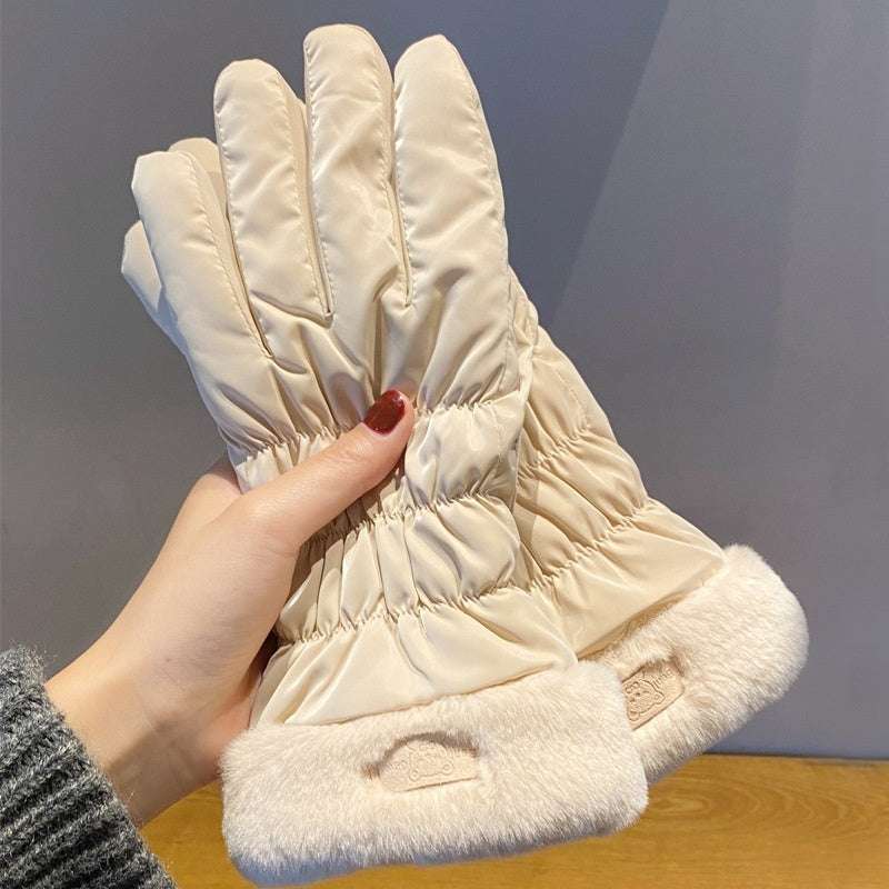 Winter Women's Warm Korean-style Touch Screen Riding Gloves - globaltradeleader