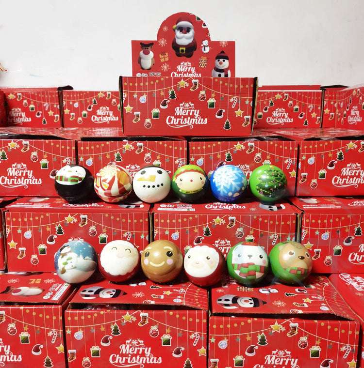 Pu Foam Ball 63mm Christmas Decompression