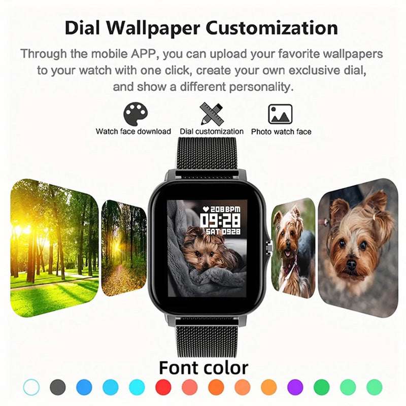 Smart Watch 144-inch Screen Full Touch Men And Women Bluetooth Calling - globaltradeleader