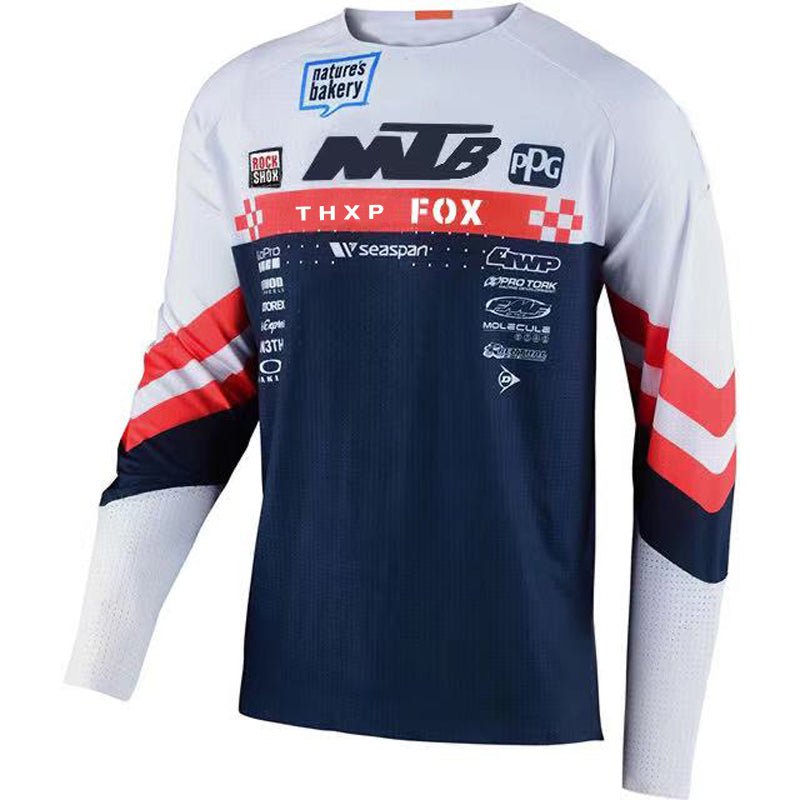 Long Sleeve Cycling Jersey Fox Mountain Bike Cycling Jersey Quick-drying Sports