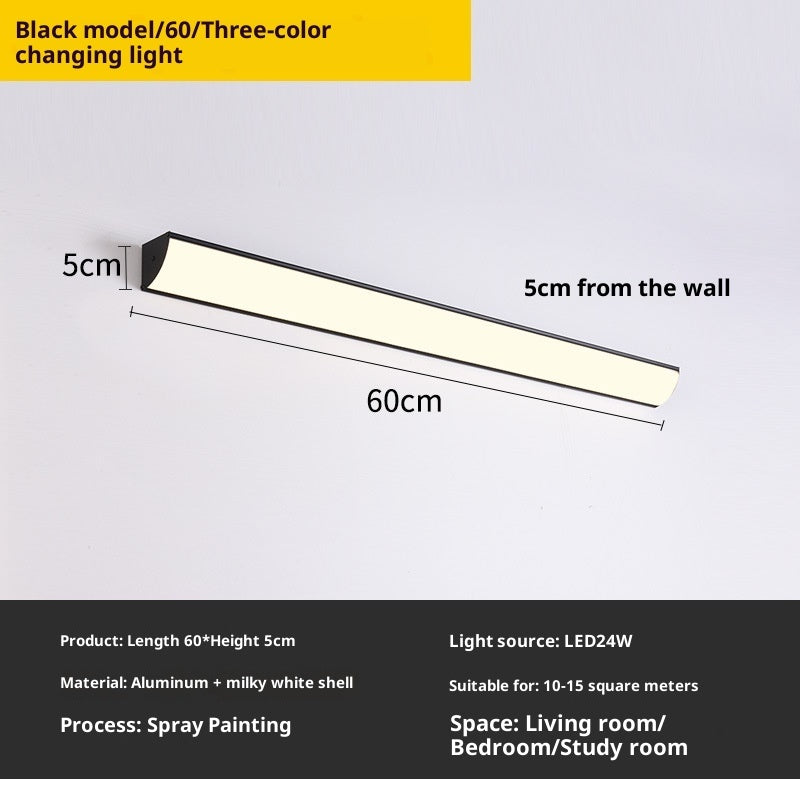 Surface-mounted Outdoor Sensor Light, Waterproof Strip Wall Lamp - globaltradeleader