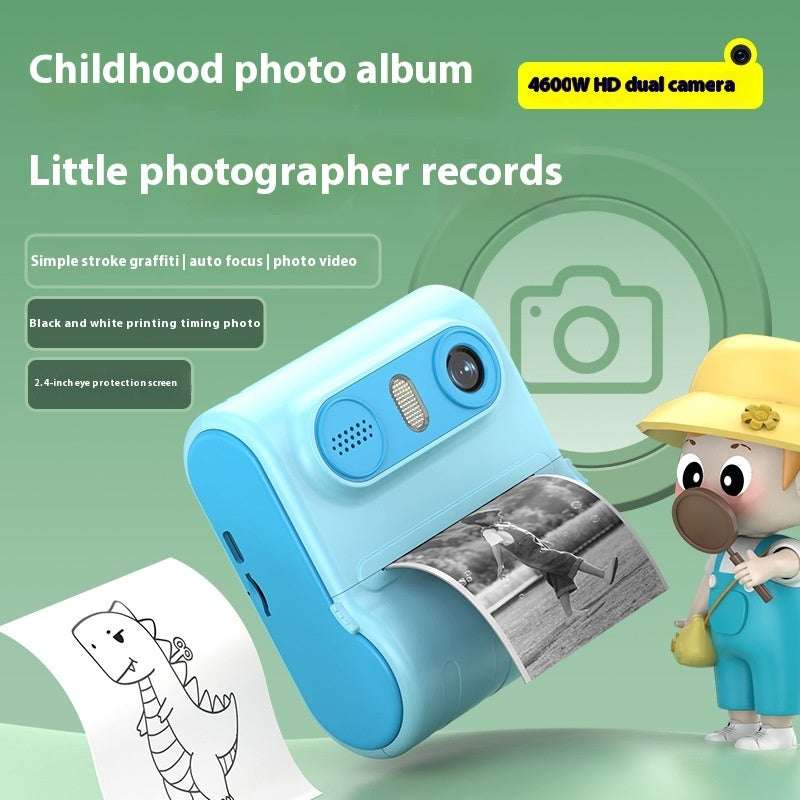 Instant Thermal 4600W HD Dual-camera Children's Printing Camera - globaltradeleader